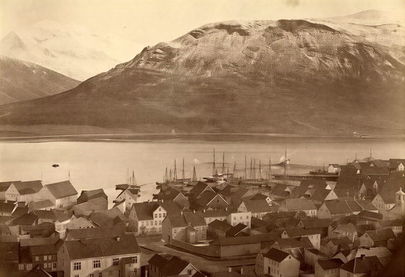 Тромсё в Норвегии, июнь 1872 г.