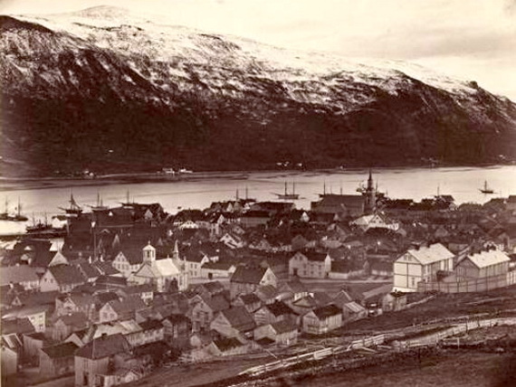 Тромсё в Норвегии, июнь 1872 г.