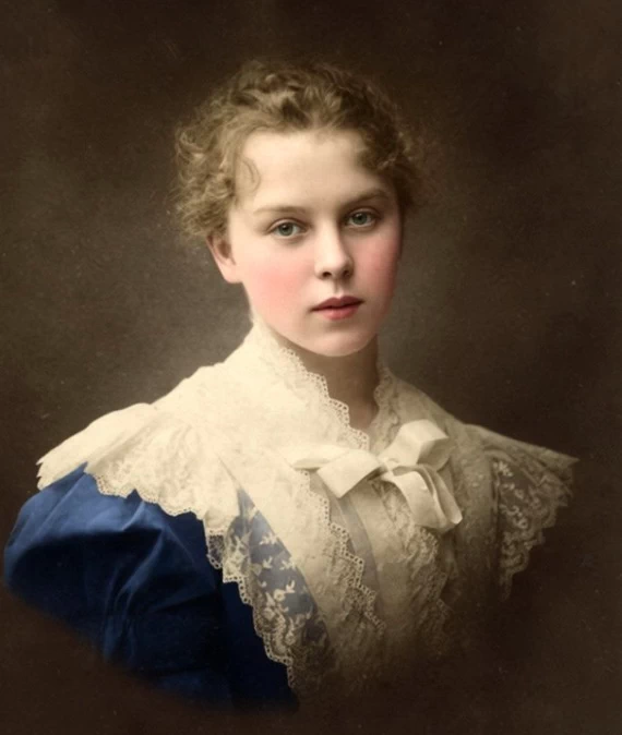 Нина Тягина — первая русская, рожденная на Новой Земле. 1898 г. Нина Евстафьевна Тягина