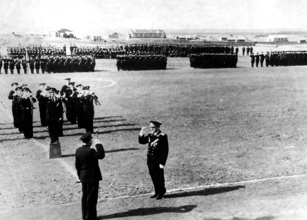 Парад в День ВМФ 1960 г.