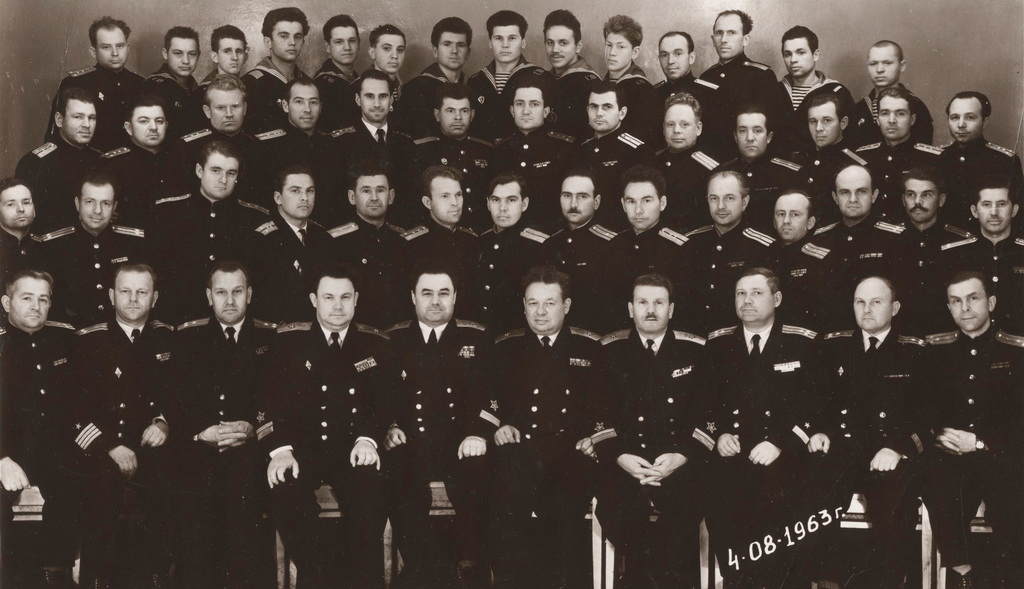 Командование полигона с участниками воздушных испытаний. 1963.