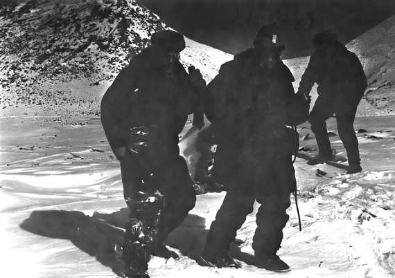 Спуск с горы Шелудивой. 1970 год. Спуск с горы Шелудивой