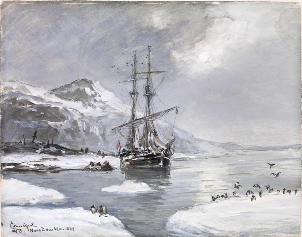 Полярная шхуна «Виллем Баренц» у Новой Земли Полярная шхуна «Виллем Баренц» у Новой Земли