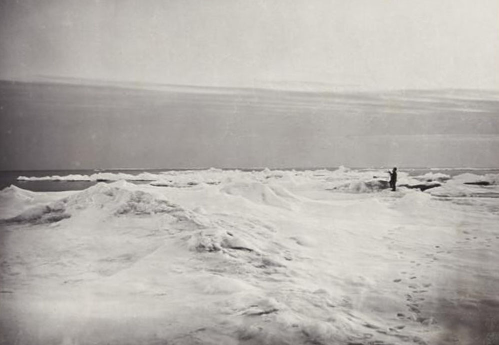 Потоковый лёд, 6 августа 1878 г. Всё в движении.