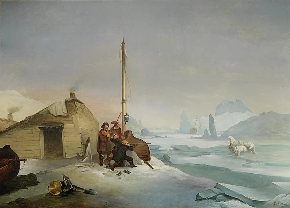 Франсуа Биар «Берега Новой Земли» 1841 г. Франсуа Биар «Берега Новой Земли» 1841 г.