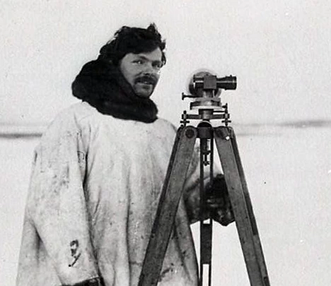 Начальник геофизической обсерватории на ледниковом щите Новой Земли М.М. Ермолаев