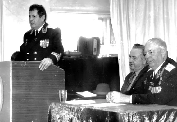 генерал-лейтенант Г.Г. Кудрявцев и вице-адмирал В.Г. Кудрявцев