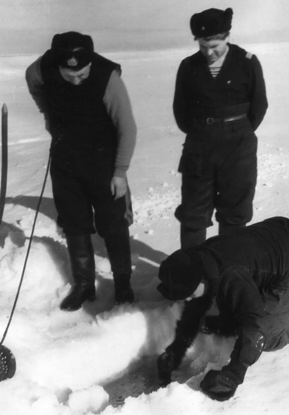 На зимней рыбалке