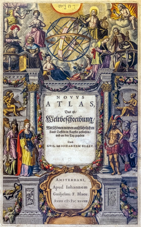 Обложка «Большого Атласа» Яна (Йоханнеса) Блау