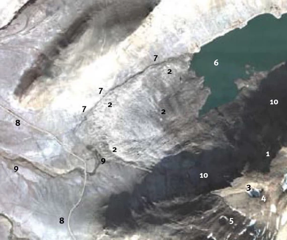 Оползень и озеро Наливное
