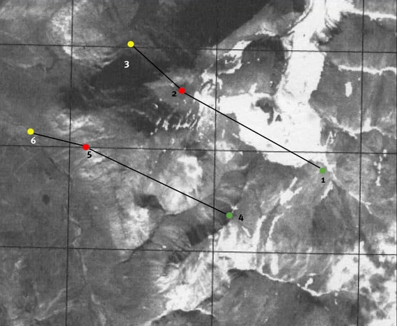 Местоположения эпицентров.