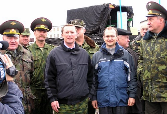 Посещение Новоземельского полигона министром обороны РФ С.Б. Ивановым