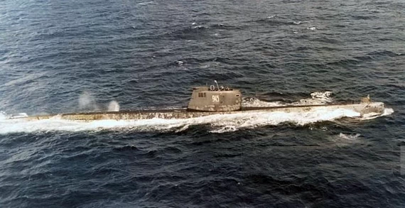 Подводная лодка Б-130 в ходе операции «Кама». 1962 г.