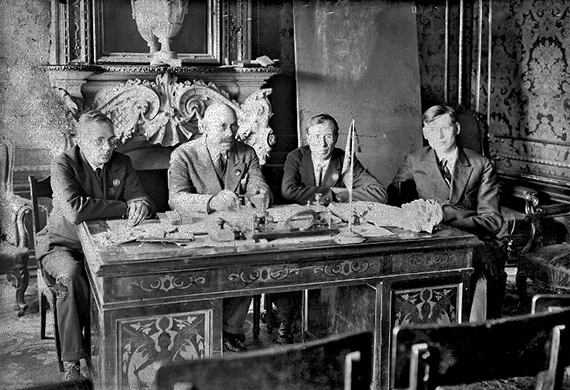 В.Ю.Визе, Р.Л.Самойлович, Н.Н.Урванцев, Попов