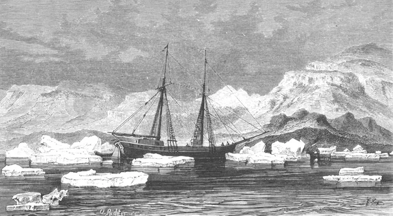 Шхуна во льдах