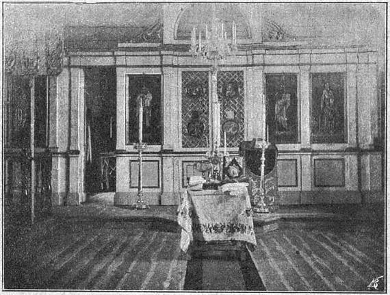 Внутренность церкви на Новой Землѣ Внутренность церкви на Новой Землѣ