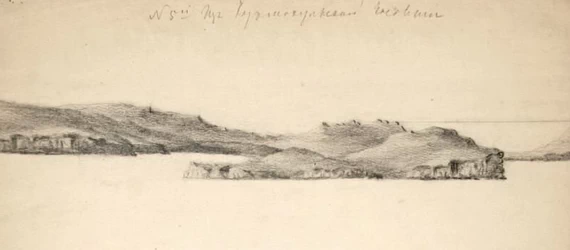 Рисунок Е. А. Тягина №5 из Кармакульской часовни
