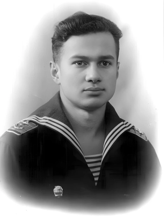 Сталинский стипендиат курсант Б.В. Замышляев